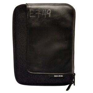 Belkin Black Padded Tablet Sleeve Zippered Case Minimalist Tech Cover 6 In‎ Wide